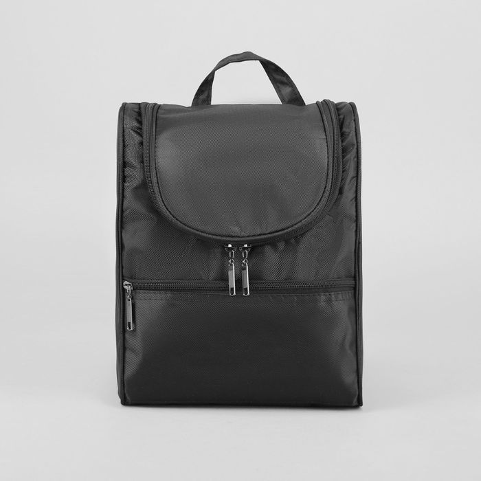 Рюкзак молодёжный, отдел на молнии, наружный карман, цвет чёрный