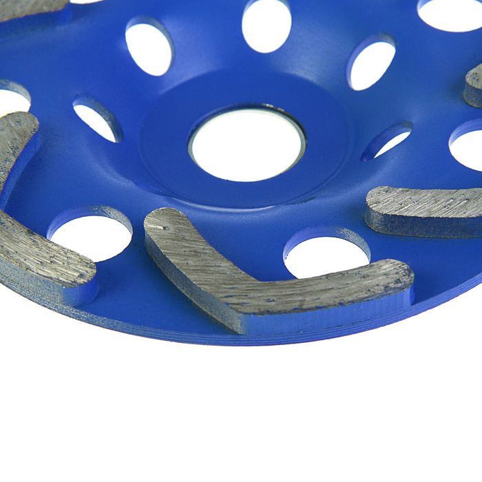 Чашка алмазная, зачистная, TUNDRA, бумеранг, 125 мм