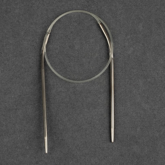 Спицы для вязания круговые, с иголкой, d=2,5мм, 10/40см