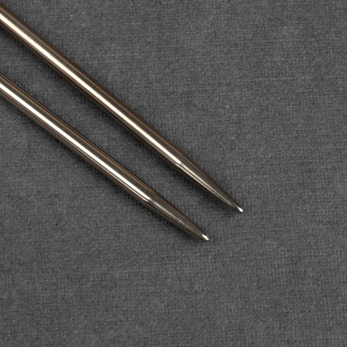 Спицы для вязания круговые, с иголкой, d=3,5мм, 14/40см