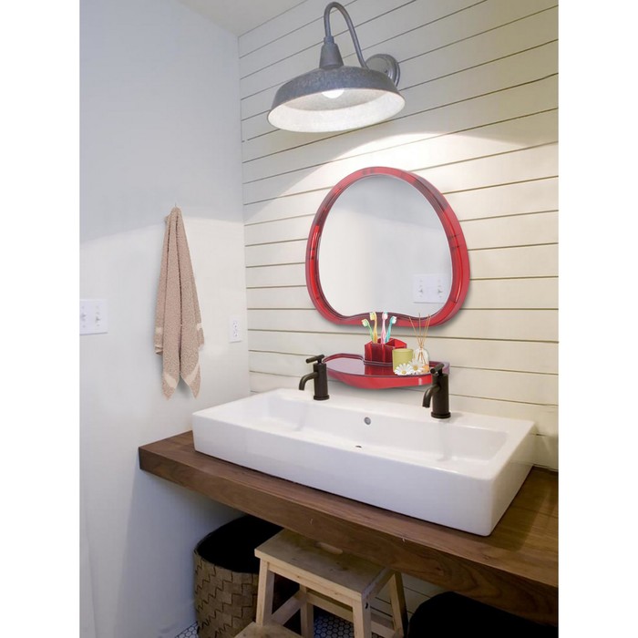 Набор для ванной комнаты "Уют. Мини", цвет вишня