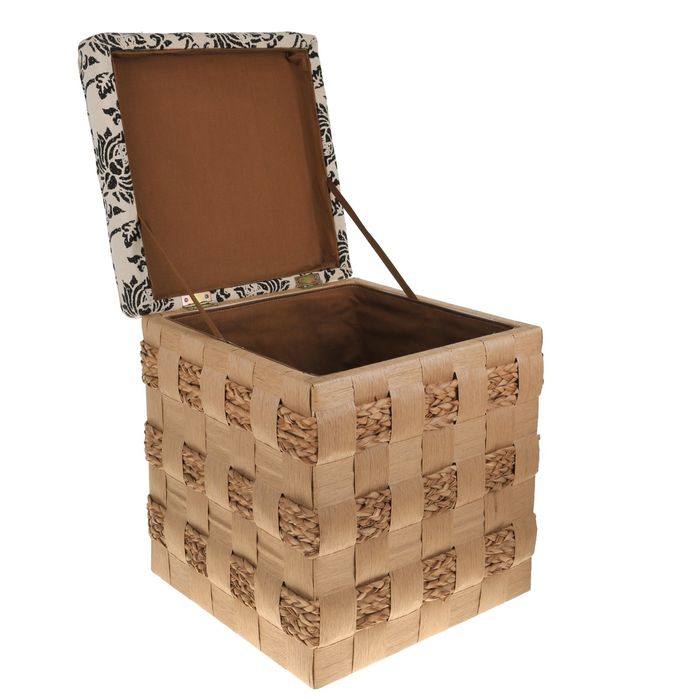 Пуф-короб "Грейс" большой 40х40х44 см