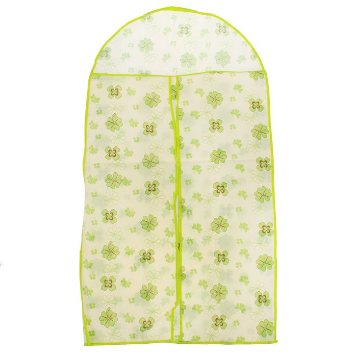 Чехол для одежды 60х137 см спанбонд, цветы МИКС