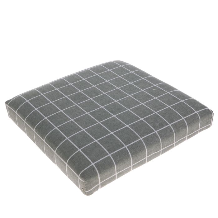 Пуф складной 30х30х30см "Клетка", цвет серый