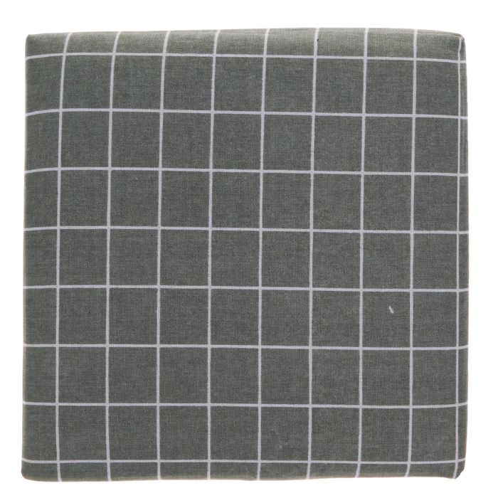 Пуф складной 30х30х30см "Клетка", цвет серый