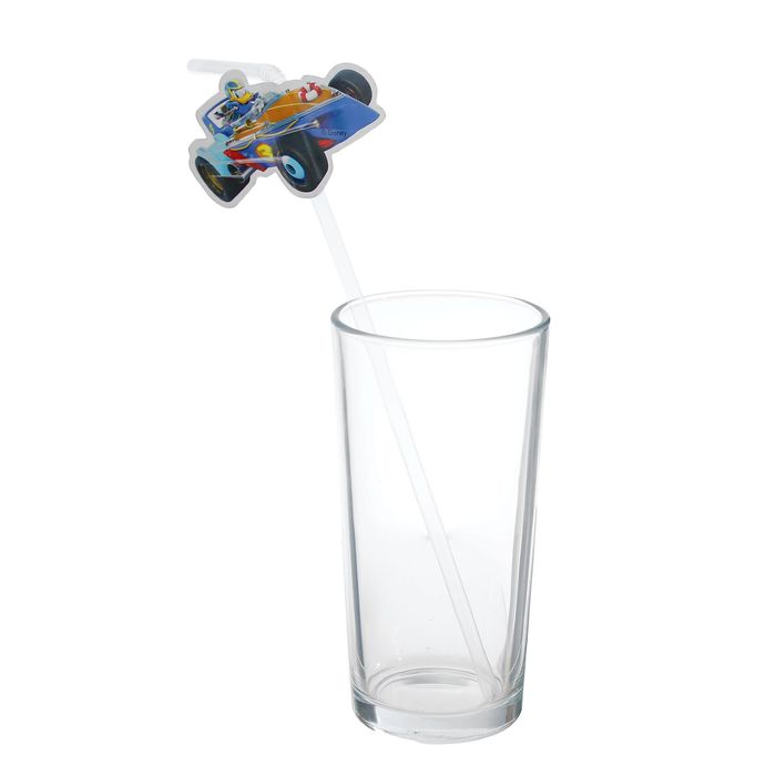 Трубочки "Микки Маус Гонщик" / Mickey Roadster (набор 6 шт. )