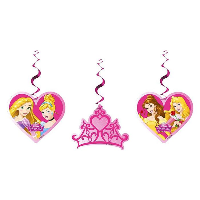 Подвесные спирали "Принцессы" / Princess Dreaming (набор 3 шт)