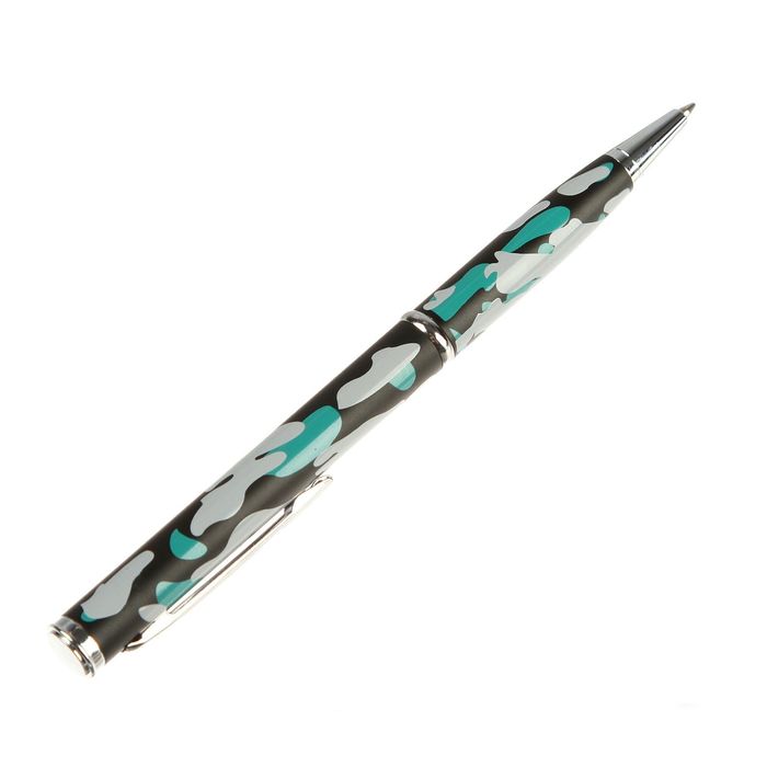 Нож-ручка, лезвие копьеобразное 5,5см, камуфляжный цвет, рукоять 7,2см