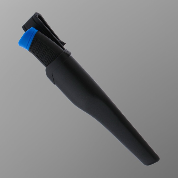 Нож туристический "Арн", лезвие 10 см, рукоять черная с синим, пластмассовые ножны