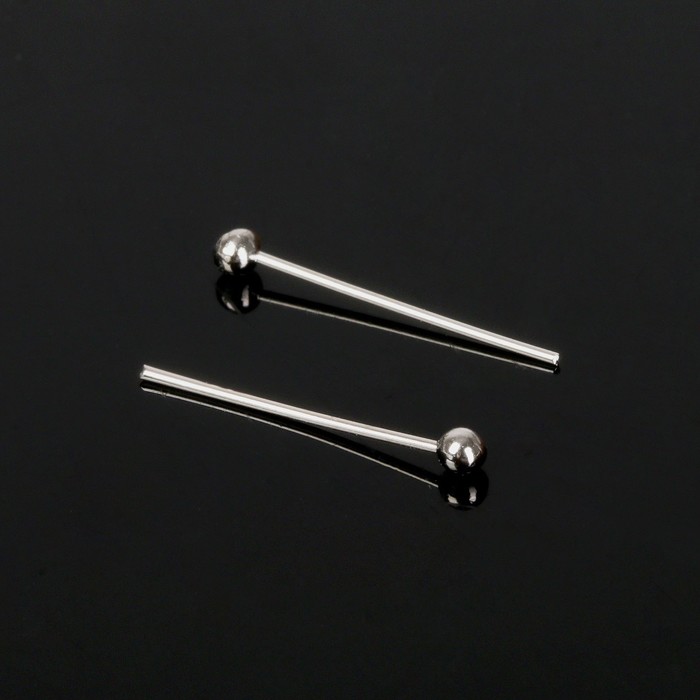 

Штифт с шариком СМ-1103-16, 1,5 см, 50 гр (±1043 шт), цвет серебро
