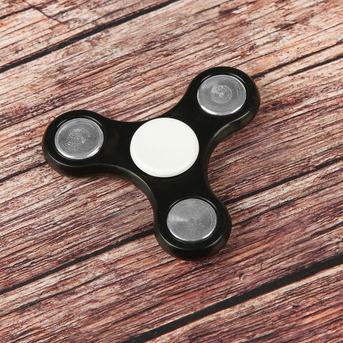 Спиннер "Simple", черный, 6х6х1.5