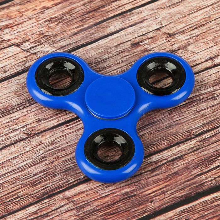Спиннер "Ramp",синий 7х7х1.5см