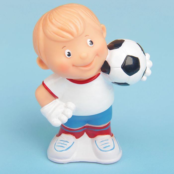 Резиновая игрушка "Футболист"