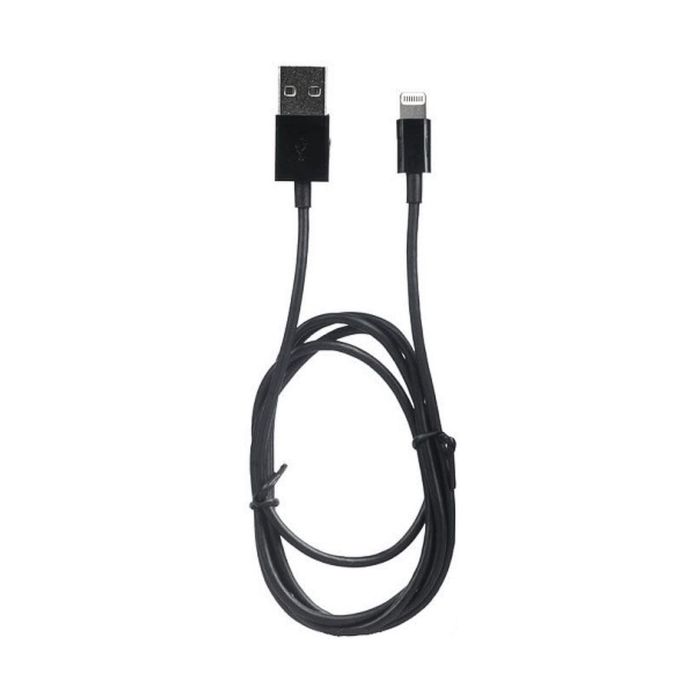 Кабель Qumo (19810) Apple 8-pin MFI, PVC гладкий, чёрный