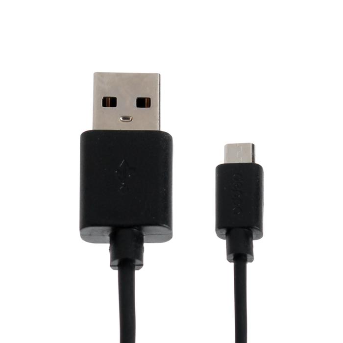 Кабель Deppa (72123) витой micro USB, черный, 1,5м