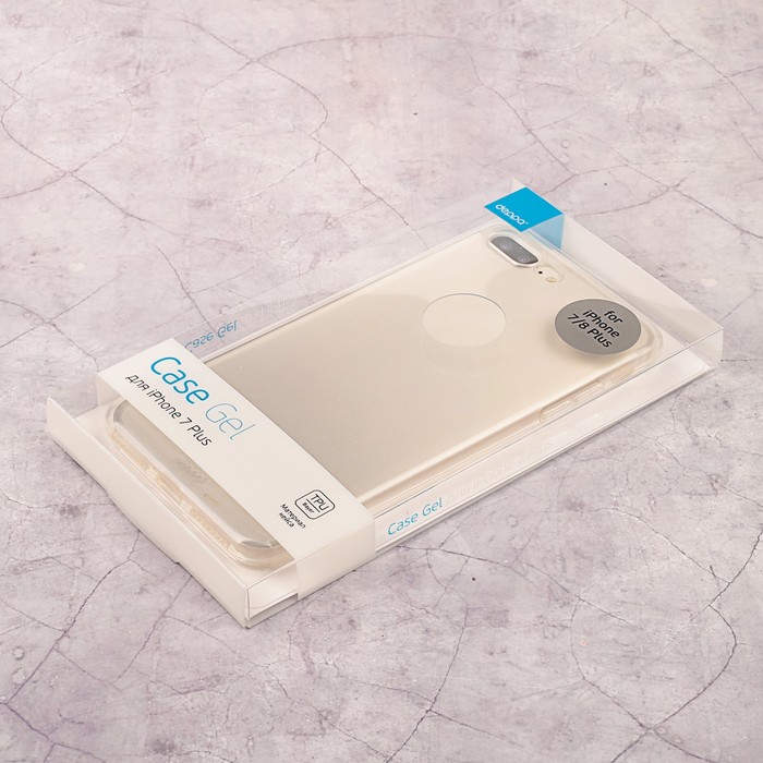 Чехол Deppa Gel Case для iPhone 7 Plus, прозрачный