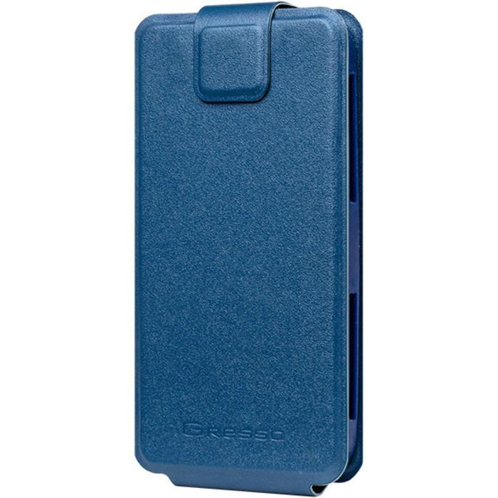Чехол GRESSO Норман, вертикальный (4,9-5,2"), синий