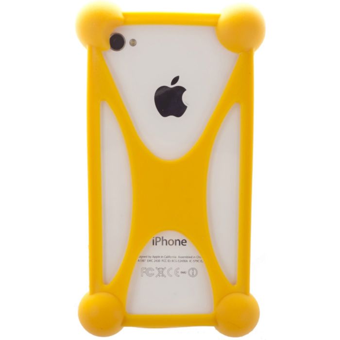 Чехол Partner bumper-case 3.5-5.5" универсальный, оранжевый