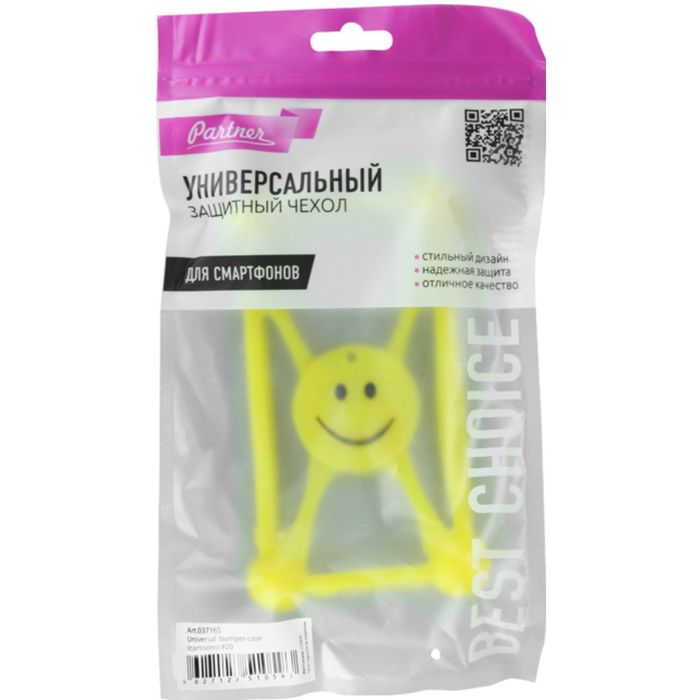 Чехол Partner bumper-case 3.5-5.5" персонажи - 20, универсальный