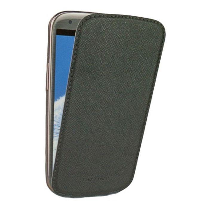 Чехол Partner Flip-case 5,0", черный (размер 7.2*14.1 см)