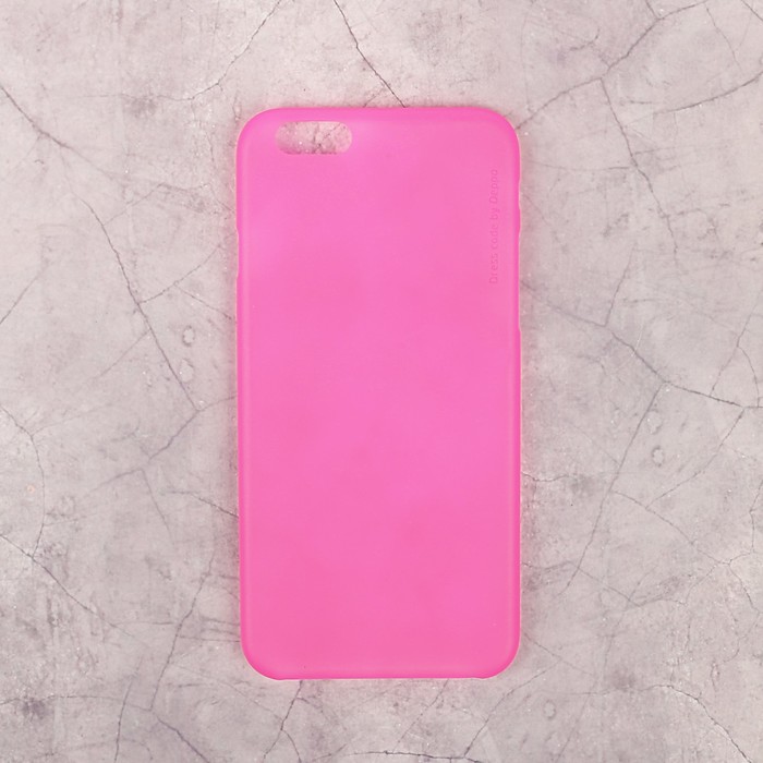 Чехол-крышка DEPPA Sky Case iPhone 6/6S, розовый, 0,4 мм