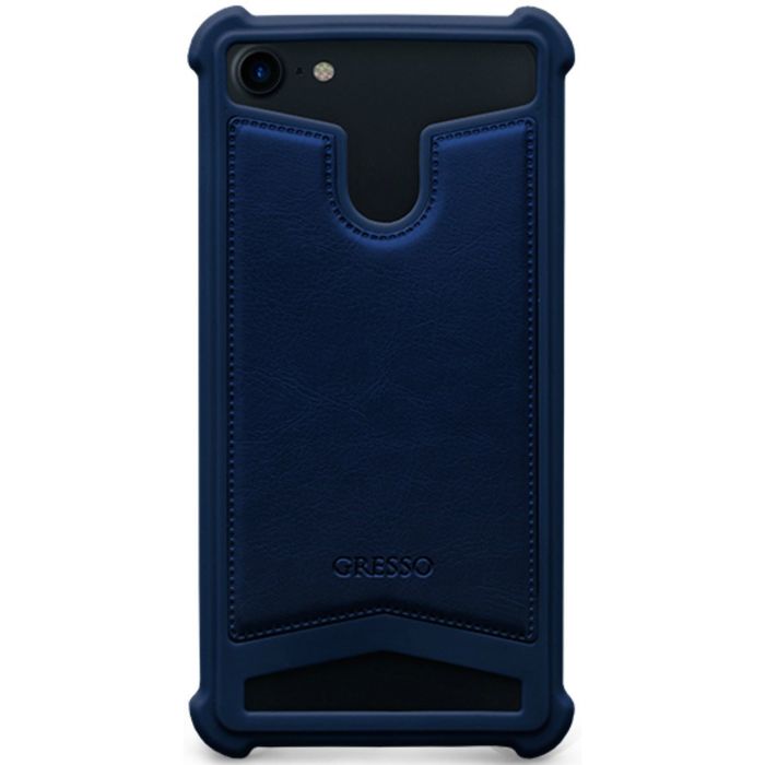 Чехол-крышка Gresso Классик (4,7-5,0"), универсальный, синий