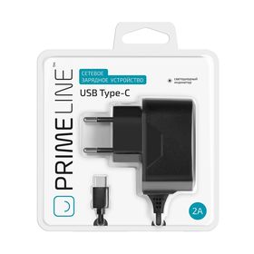 

Зарядное устройство Prime Line (2318) Type-C, 2.1A, черный