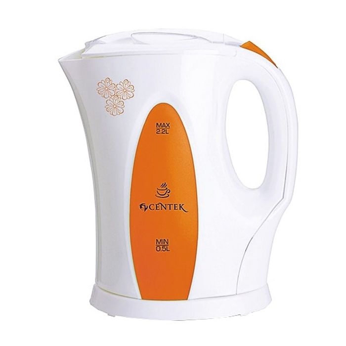 Чайник электрический Centek CT-0031, 2400 Вт, 2.2 л, оранжевый