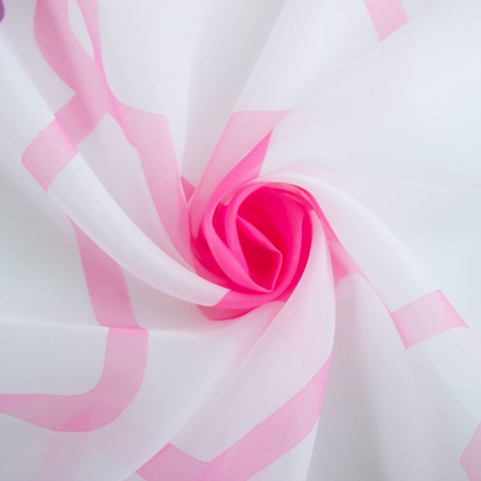 Тюль "Этель" Звёзды (вид 2) без утяжелителя, ширина 250 см, высота 270 см