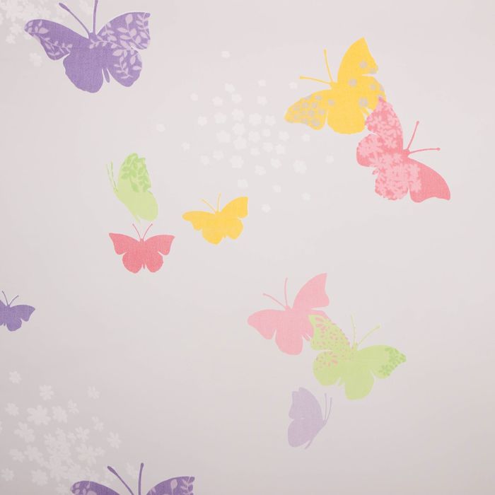 Тюль "Этель" в детскую Порхание без утяжелителя, ширина 250 см, высота 270 см