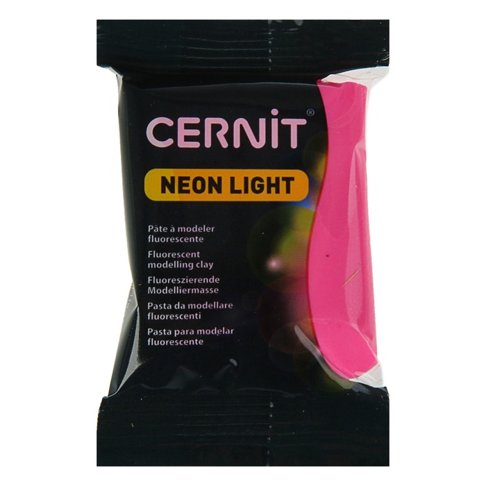 Полимерная глина запекаемая, Cernit Neon, 56 г, фуксия, №922