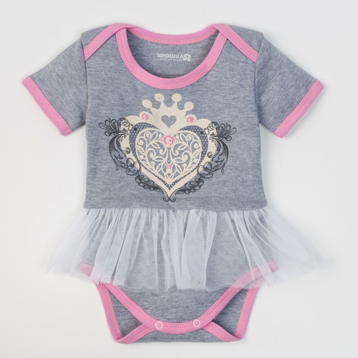 Боди детское "Принцесса", рост 62-68 см, 3-6 мес (22 р-р)