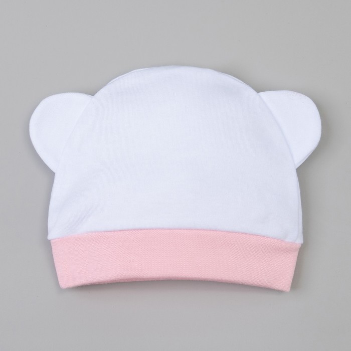 Чепчик "Зайка", размер 48, 9-12 мес