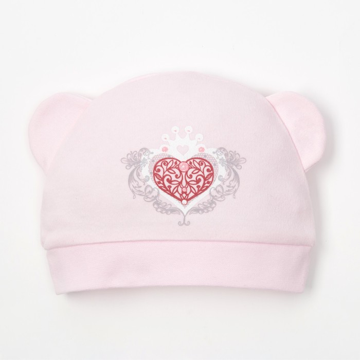 Чепчик "Принцесса", размер 44, 3-6 мес