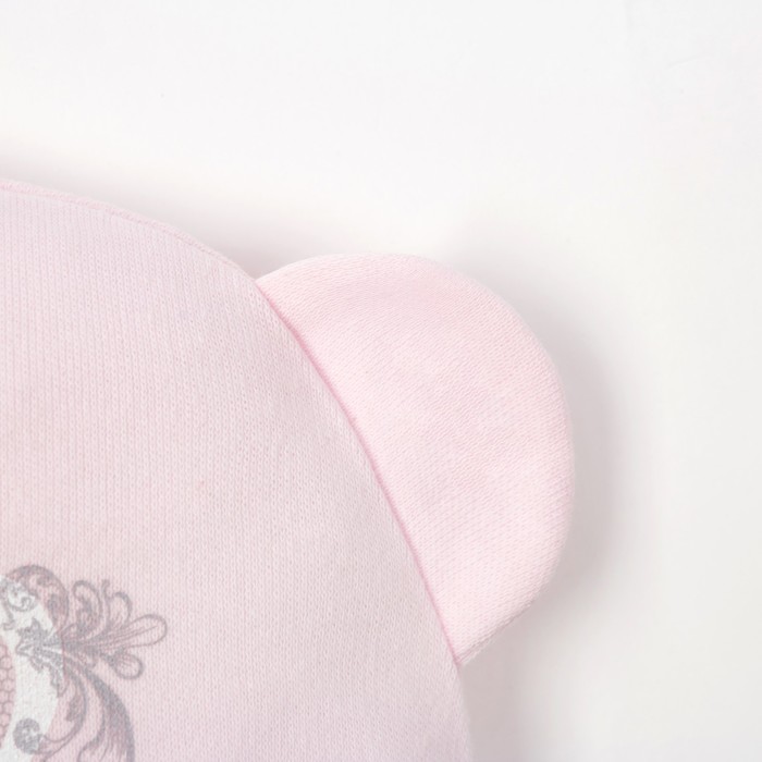 Чепчик "Принцесса", размер 46, 6-9 мес