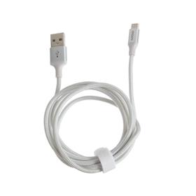 

Кабель Deppa 72190, micro USB - USB, 1.2 м, цвет серебро