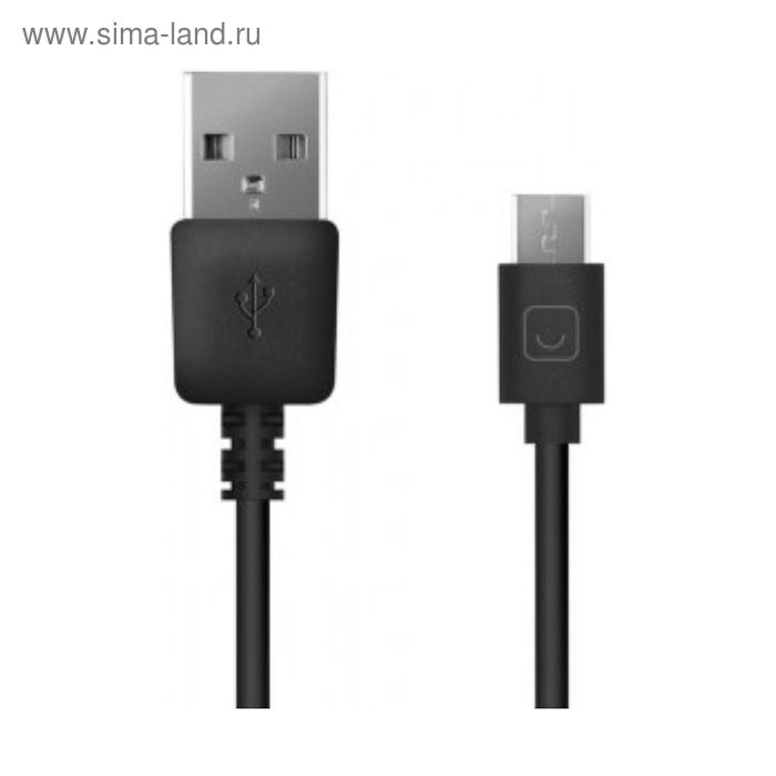 Кабель Prime Line (7208) USB-micro, USB черный, 2 метра