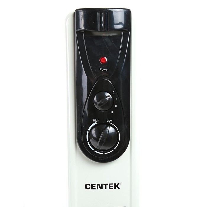 Обогреватель Centek CT-6201, масляный, 2000 Вт, 9 секций, 20 м2