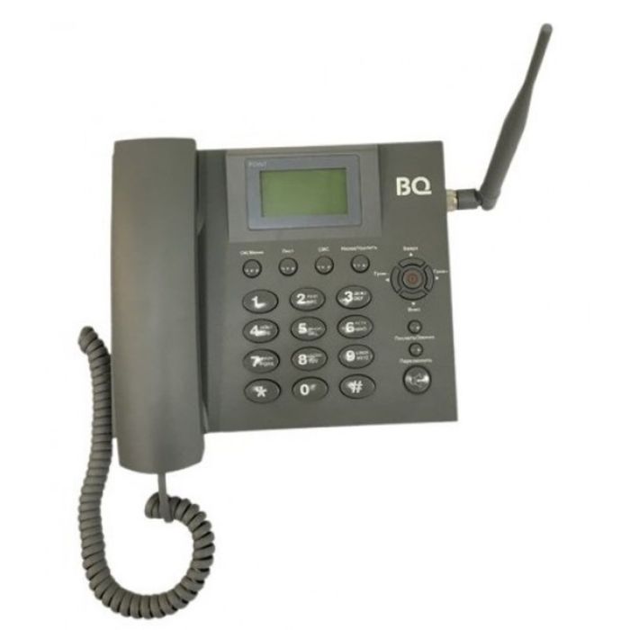 Телефон BQ BQD-2052 Point, стационарный GSM, серый