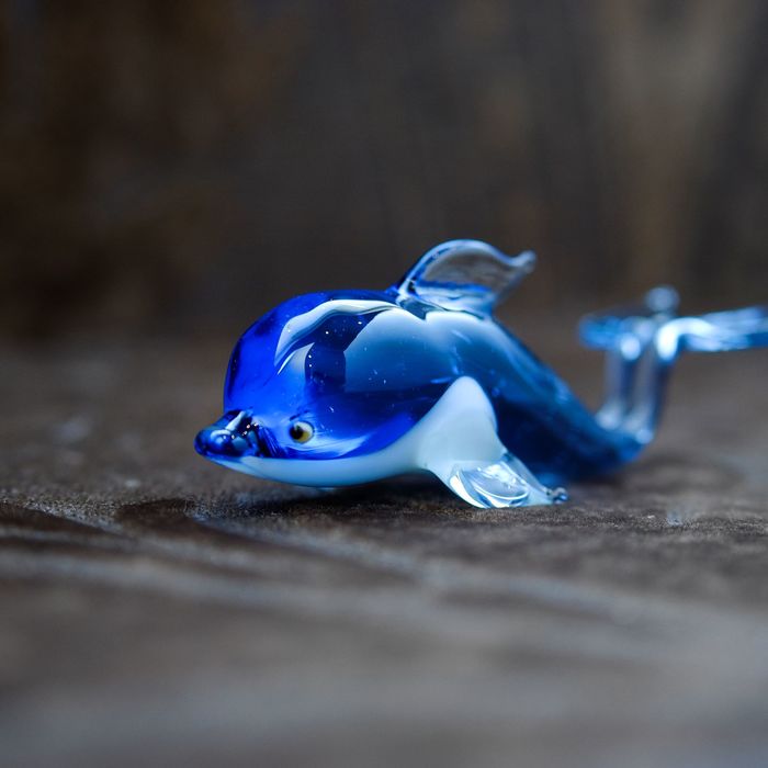 Сувенир из стекла средняя "Дельфин"