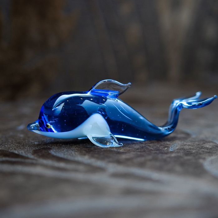 Сувенир из стекла средняя "Дельфин"