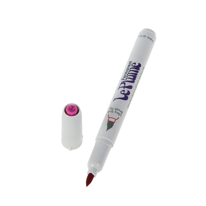 Маркер-кисть Marvy перманентный спирт.основа HOT PURPLE MAR3000/V757