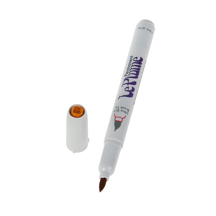 Маркер-кисть Marvy перманентный спирт.основа ORANGE MAR3000/OY845