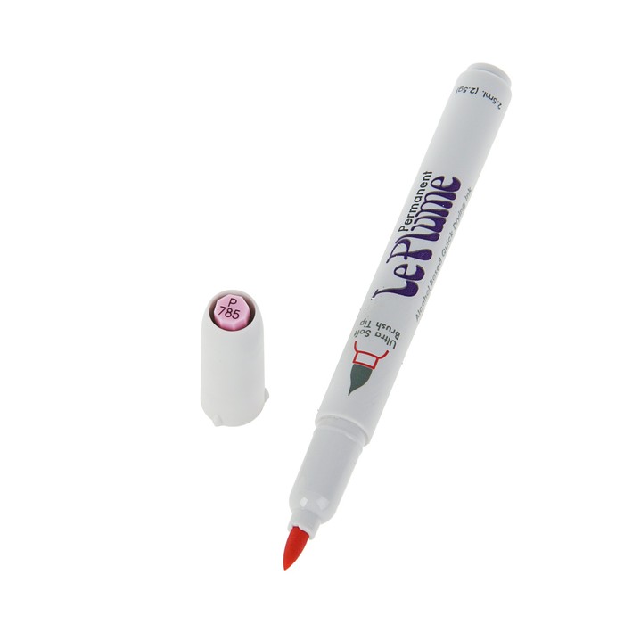 Маркер-кисть Marvy перманентный спирт.основа ROSE PINK MAR3000/P785