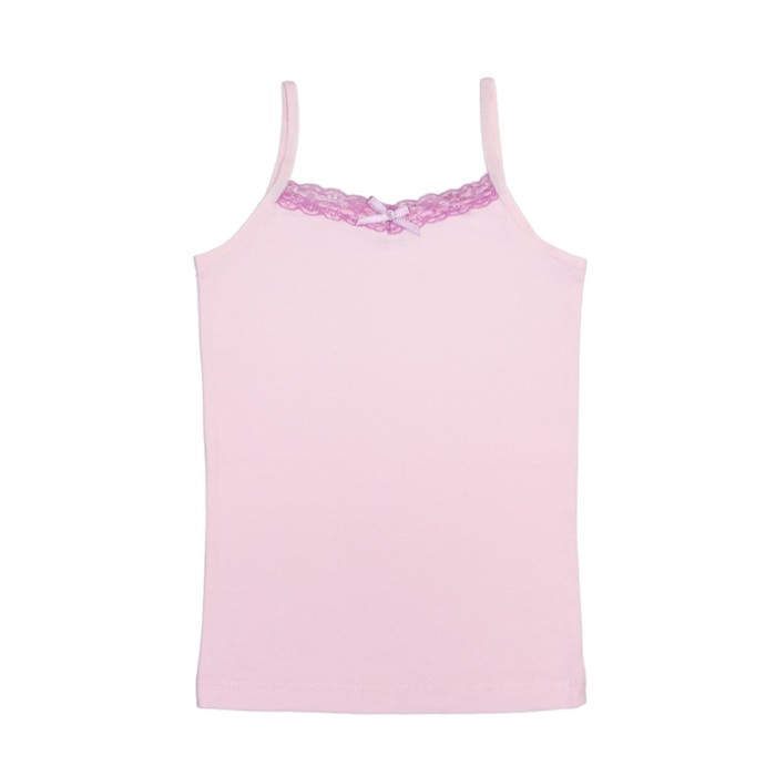 Майка на бретелях для девочки, рост 164 см, цвет светло-розовый 2134