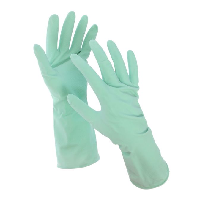 Перчатки латексные GRIFON "Алтайские травы", р-р M