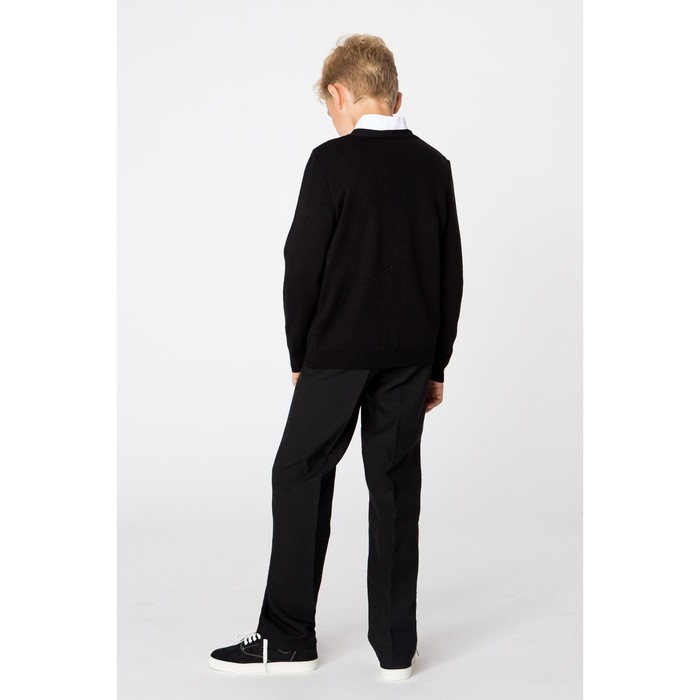 Жакет для мальчика, рост 134 см, цвет чёрный 647