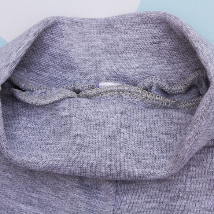 Штанишки для мальчика, рост 68 см, цвет серый меланж 1029_М