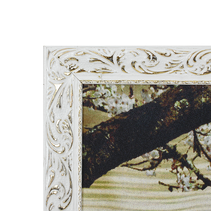 Гобеленовая картина "Лебеди" 64х84 см рамка микс