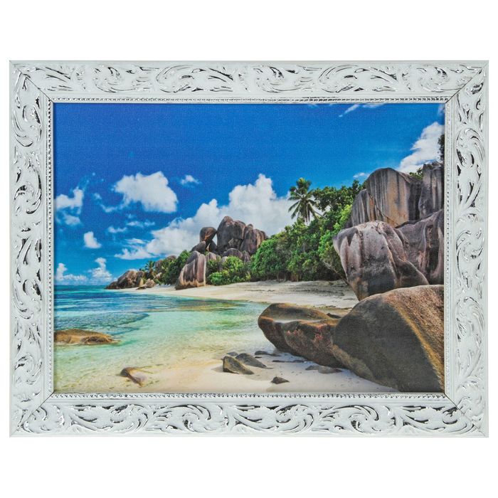 Картина "На берегу океана" рама микс